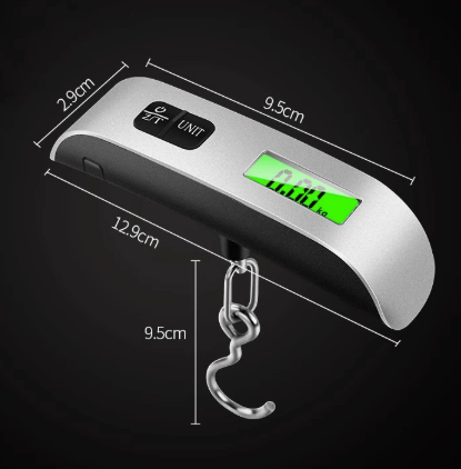 Bärbar LCD-skärm med bagagevå