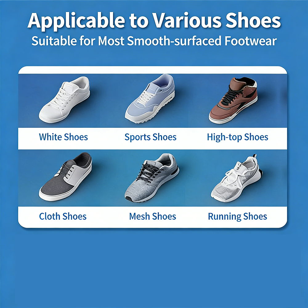 đ Vattenfri rengöringskrĂ€m för vita skor â djupgĂ„ende rengöring, ingen sköljning behövs