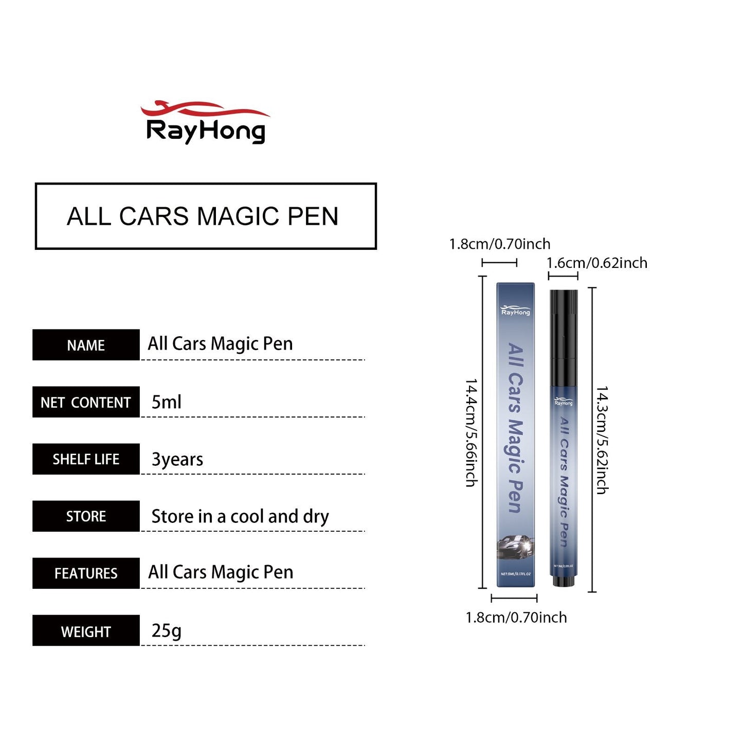 ⚡Magisk penna för att ta bort repor på bilar⚡