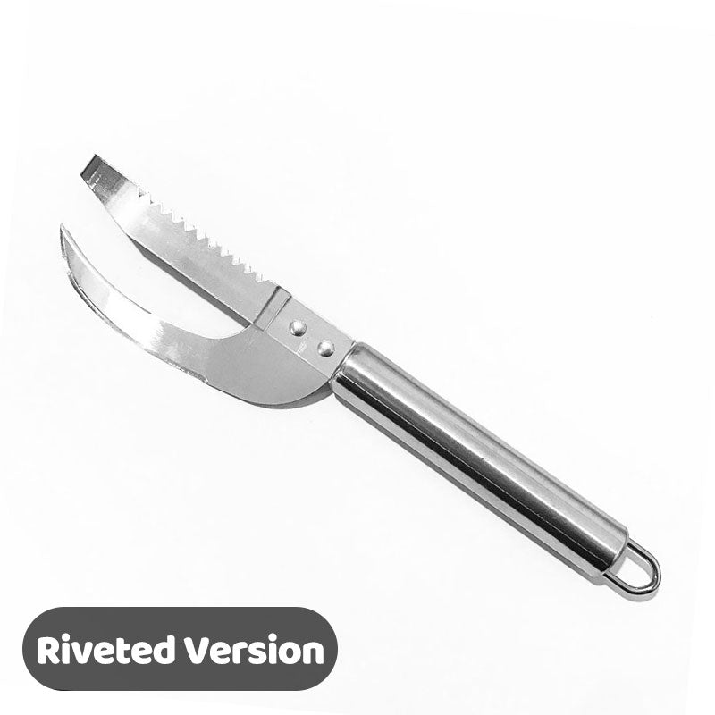 đȘ 50% RABATT NU! Multifunktionell fiskkniv i rostfritt stĂ„l â ultravasst blad, tandad rygg för enkel fjĂ€llning & ergonomiskt handtag â perfekt för filĂ©ering, urtagning och örthackning đâš