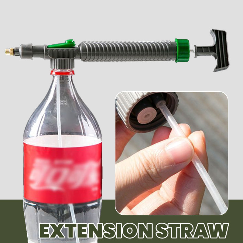 đż50 % RABATT JUST NU! Manuell spruta för dryckesflaskor med justerbart munstycke â bĂ€rbart DIY-sprutverktyg för trĂ€dgĂ„rden, passar vanliga plastflaskor för bevattning, gödsling och skadedjursbekĂ€mpning