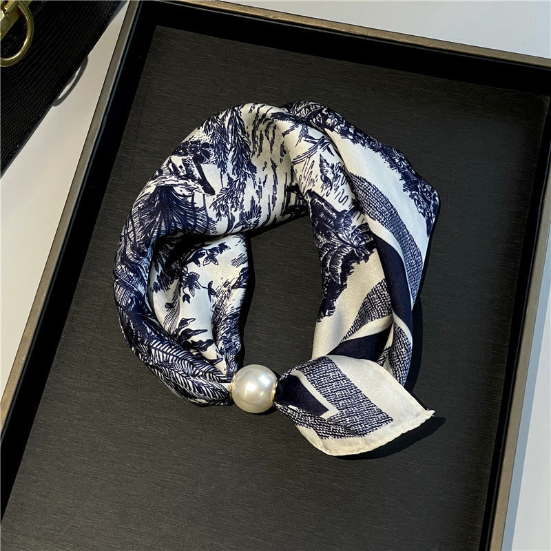 🧣 Glamour utan ansträngning: Halsduk med påsättbara pärlor