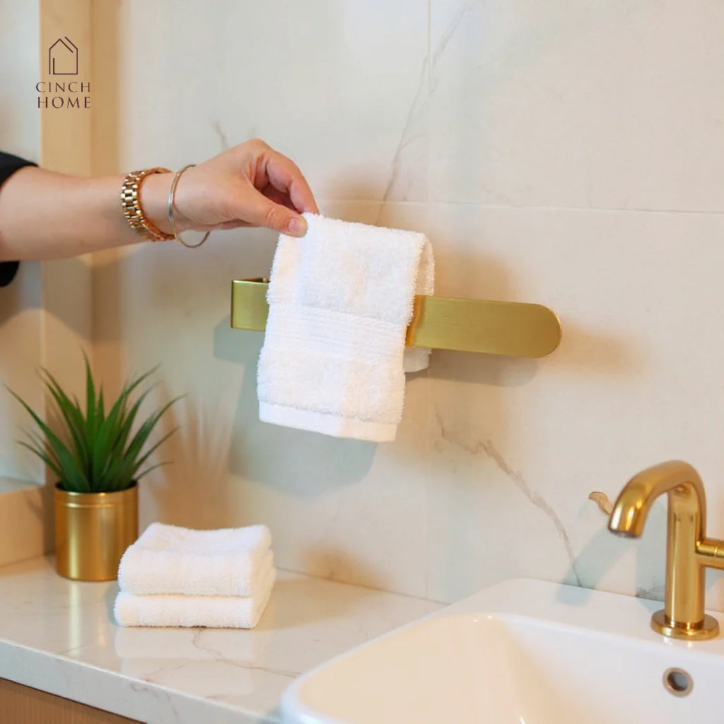 Självhållande handduksställ | Handdukshållare utan borrnin