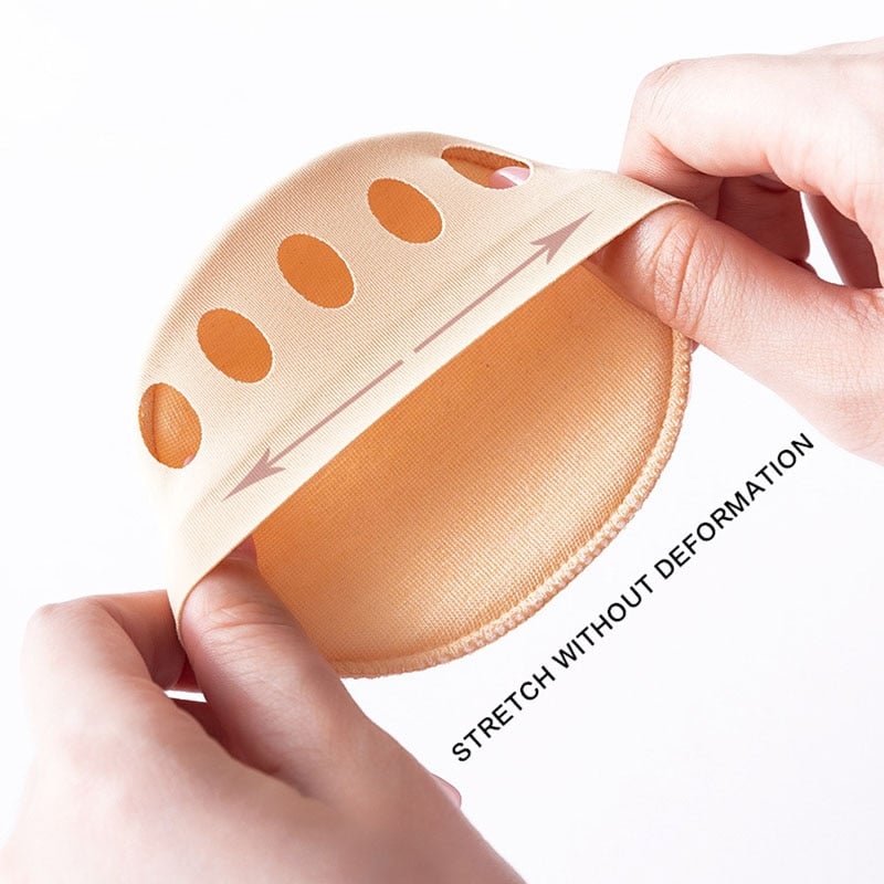 👠✨ Femtåiga framfotsskydd för kvinnor | Stötdämpande inlägg för höga klackar | Svart/Beig