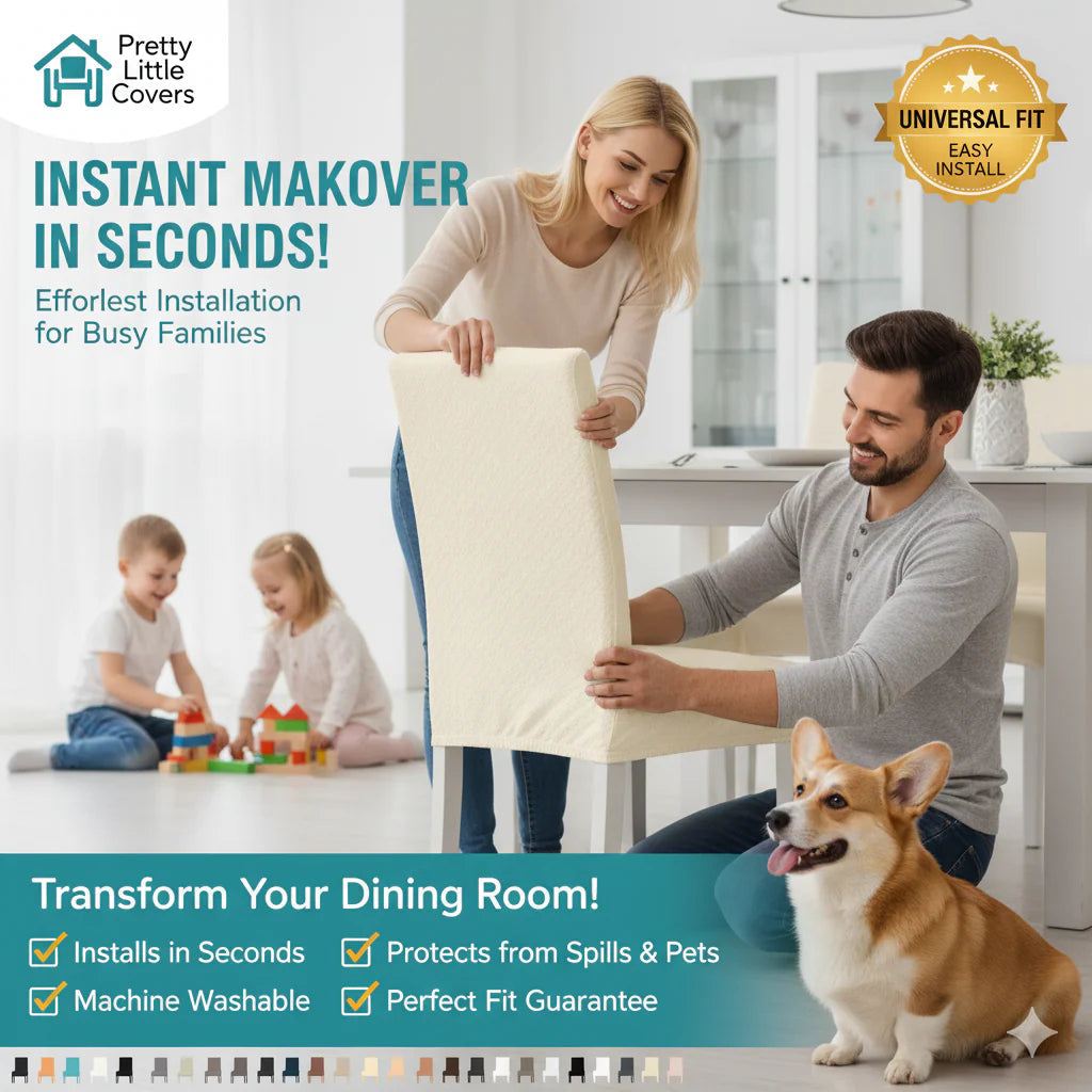 Stolsöverdrag – ge en gammal stol ett nytt och fräscht utseende direkt!