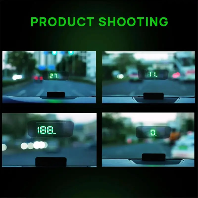 🔥🔥Head-up-display, GPS och digital hastighetsmätare för bile