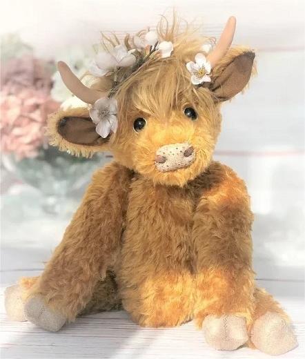 🐏Skotsk handgjord Highland cattl