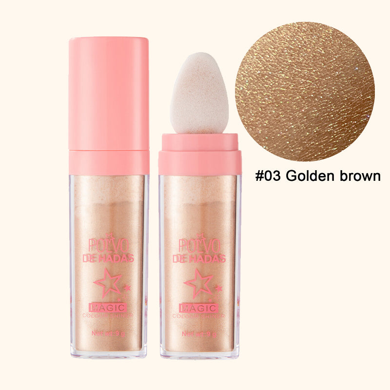 Glödgande puder för highlighter
