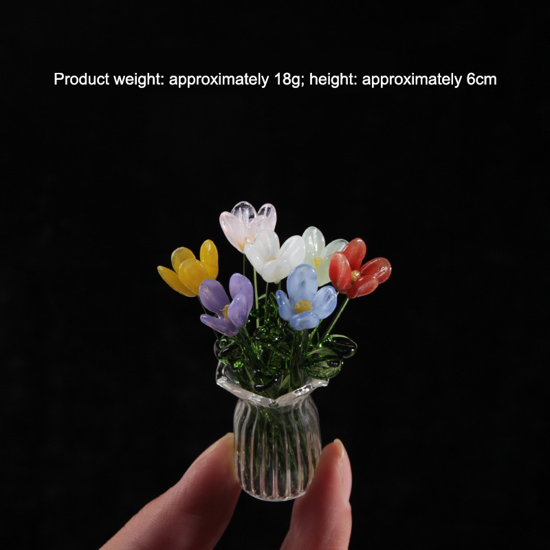 Glasblomma prydnadssa