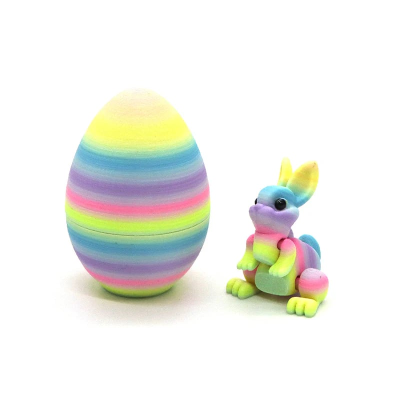 Påskprydnadsägg – Artikulerad kanin för samlare 🎁🌷 [Julspecial
