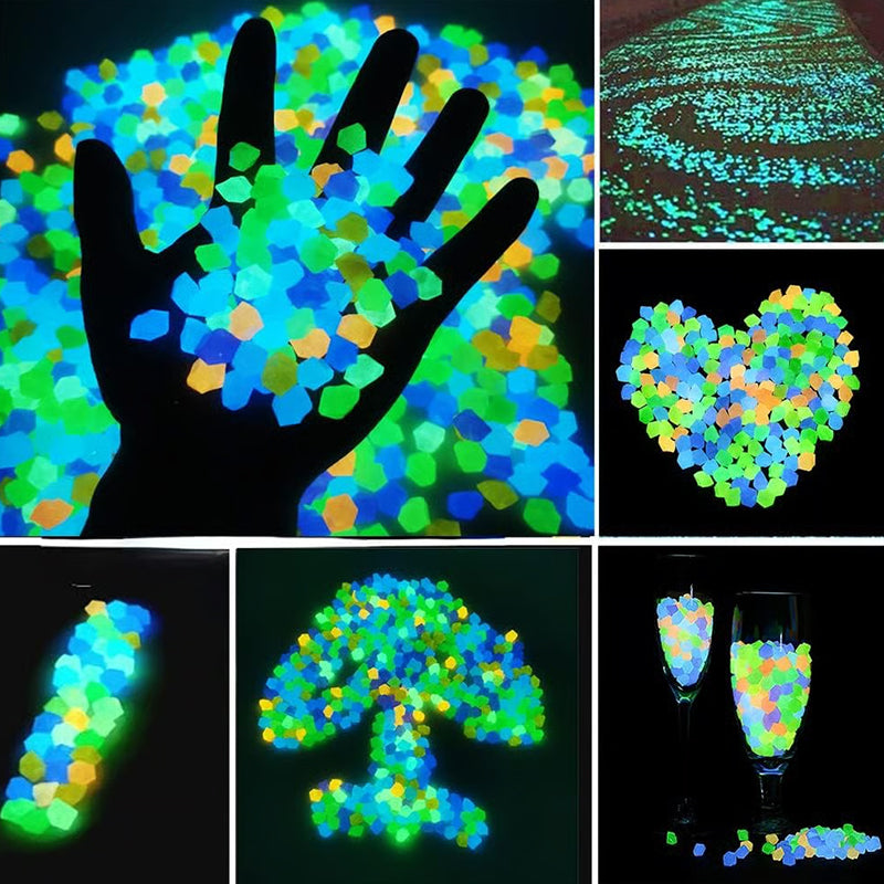 🔥Köp 1000 få 1000 gratis🔥Lysande stenar för trädgård och heminrednin