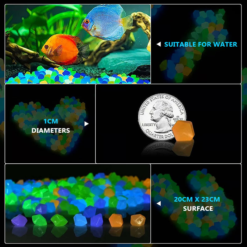 🔥Köp 1000 få 1000 gratis🔥Lysande stenar för trädgård och heminrednin