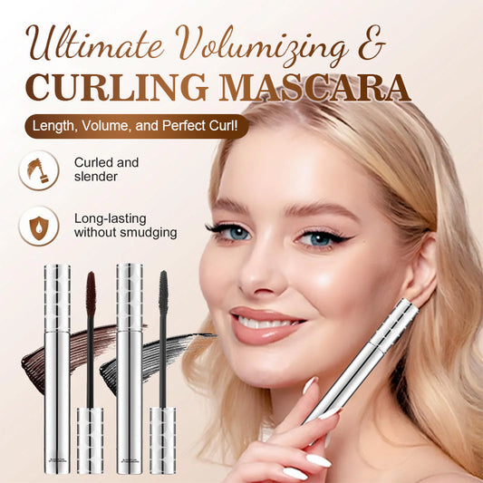 ⚡Köp 1 få 1 gratis⚡Ultra Volume & Curl Mascara – Långa, fylliga och perfekt böjda fransar