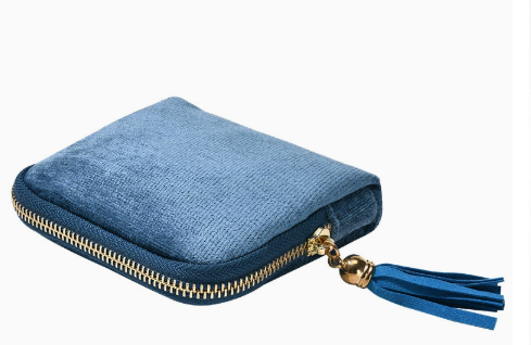 📢📢 50 % RABATT !! ⏰ Liten resesäck för smycken med dragkedja – kompakt, lätt att ta med sig och perfekt för ringar, örhängen och halsband