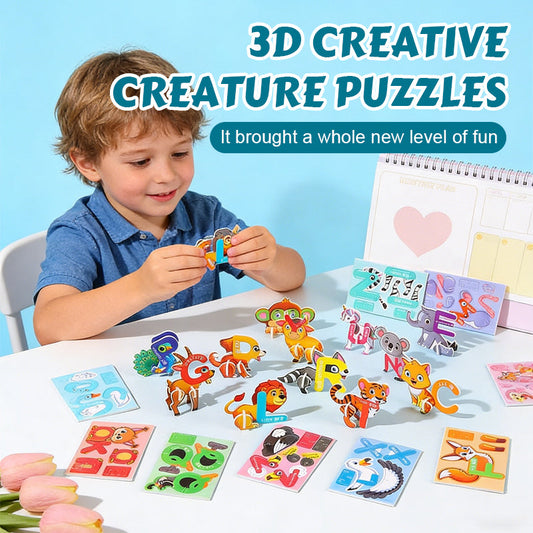 🦋 3D Kreativa Djurpusse