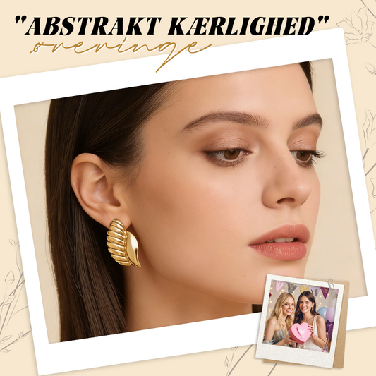 "Abstrakt kärlek" örhänge