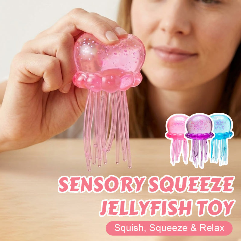 ✨ Söt, glittrig manet-squishy