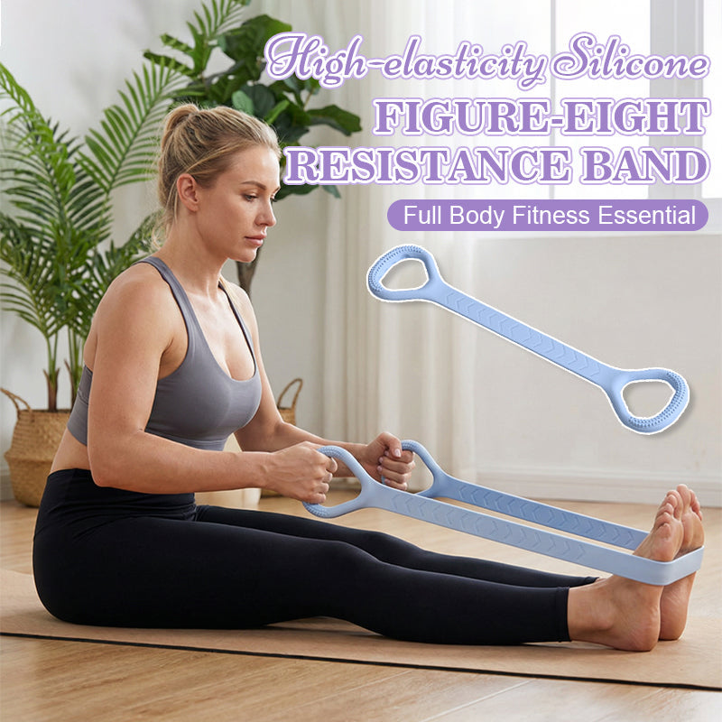 High-elasticity Silicone Figure-eight Resistance Band