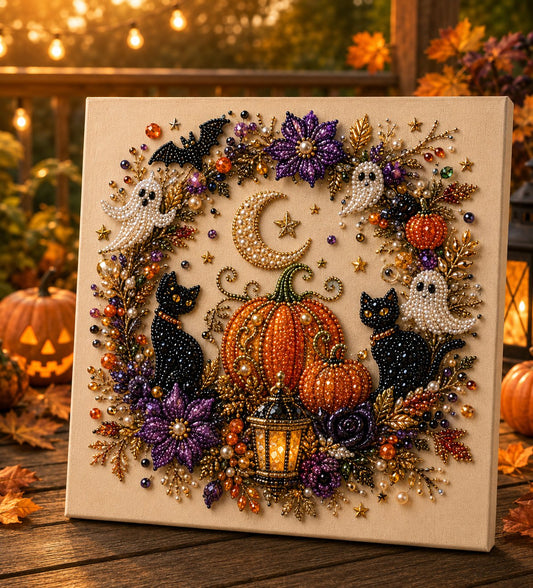 🔥 Sista dagen med 49 % rabatt – 👻✨ DIY-set för Halloween-pärlkonst – Förvandla små pärlor till läskigt-söt magi (📦Köp 2, få gratis frakt)