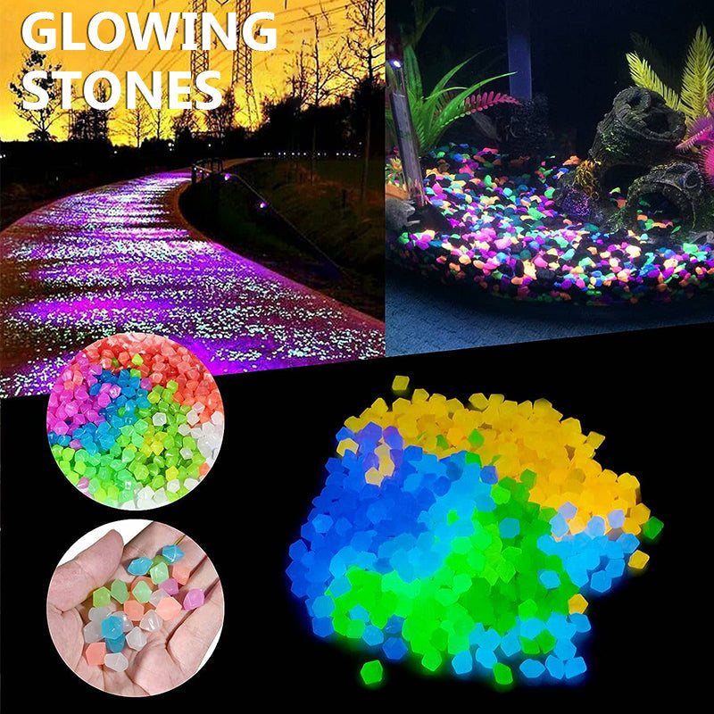 🔥Köp 1000 få 1000 gratis🔥Lysande stenar för trädgård och heminrednin