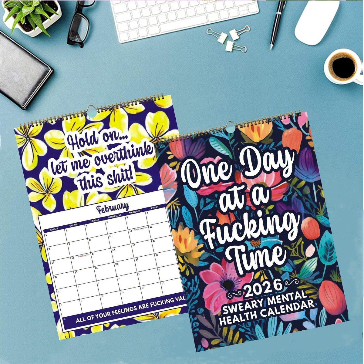 📅 Väggkalender 2027 med humor och svordoma