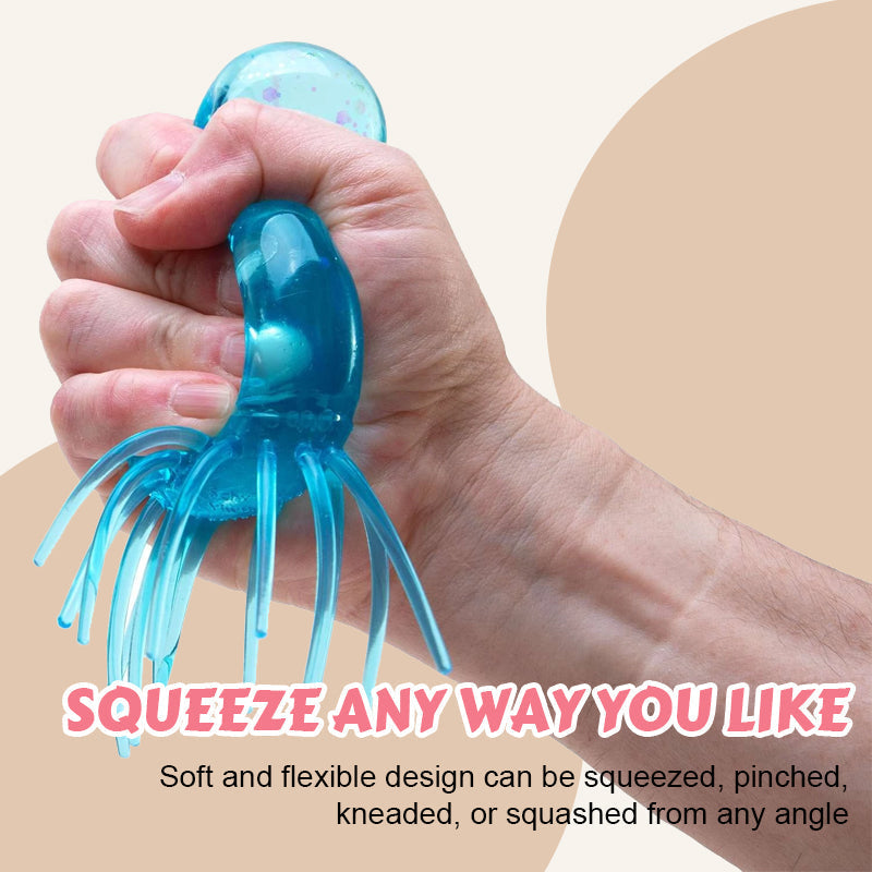 ✨ Söt, glittrig manet-squishy