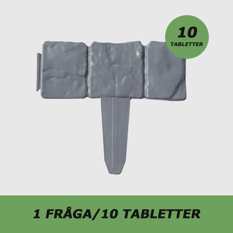 Markmonterat plaststaket | Skarvat staket för trädgården💚
