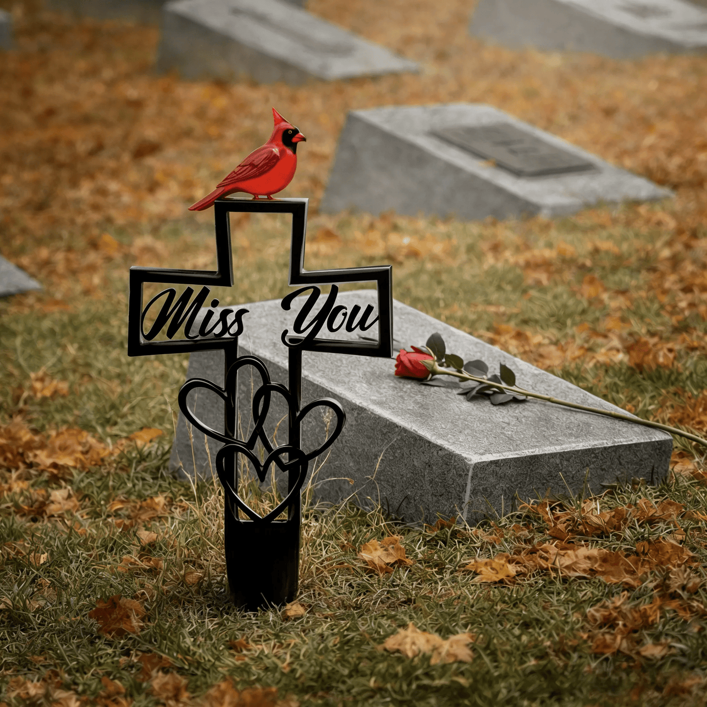 🐦Sista dagen med rea – Metallminnesplakett för kyrkogård✝️