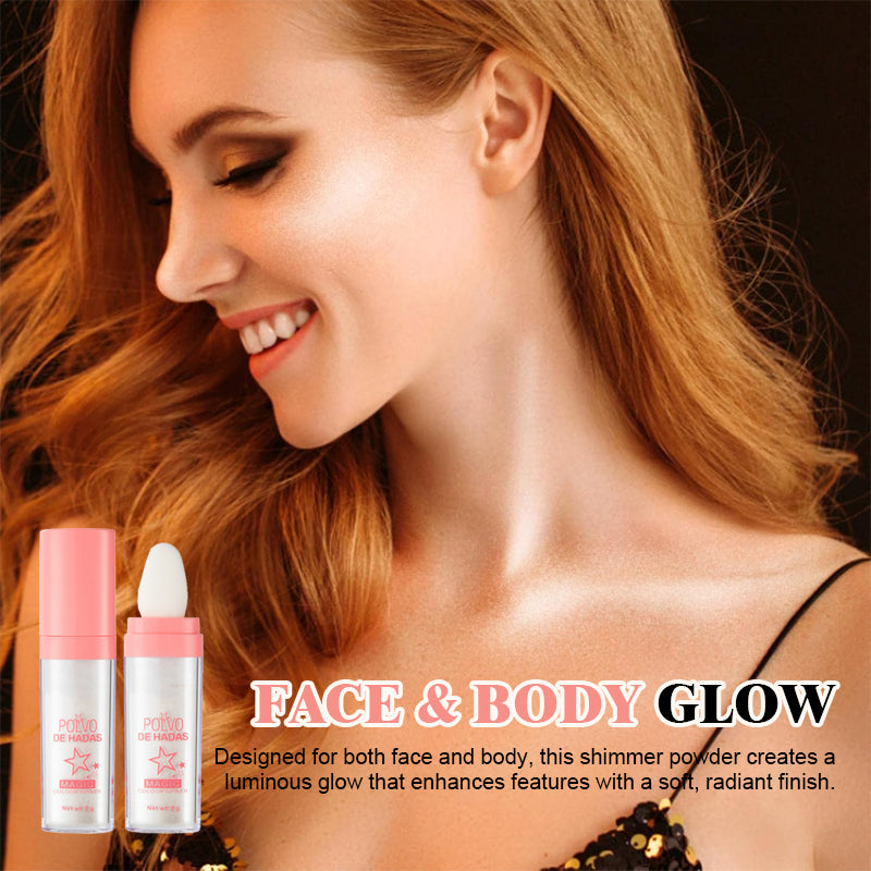Glödgande puder för highlighter