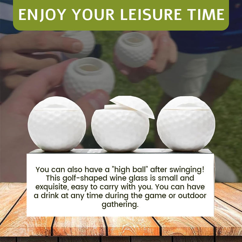 Kreativt Golfbollformat Snapsglas/Creative Golf Ball Shaped Shot Glass