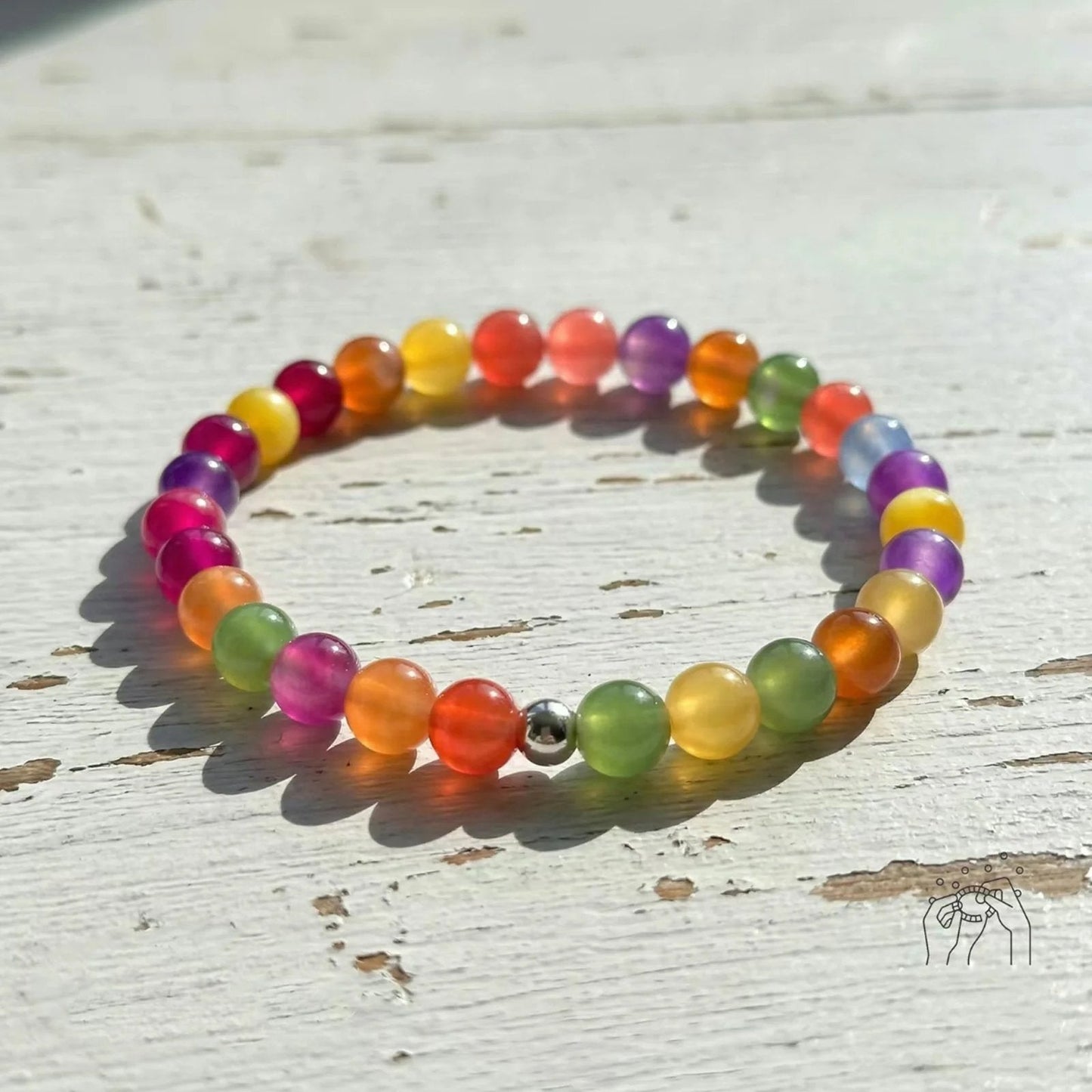 🌈 Dopamine – Kollektion med UV-reaktiva smycken med pärl