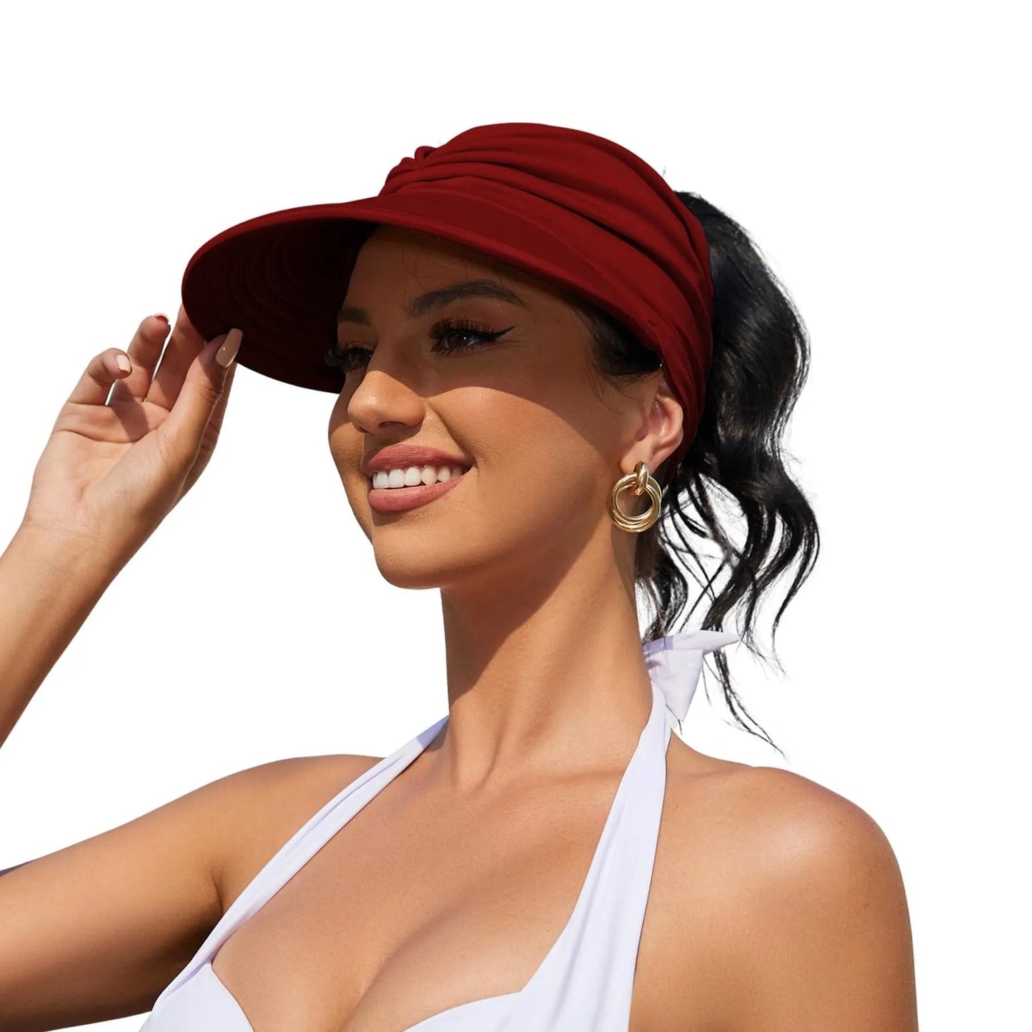 Sista dagen med 50% rabatt – damms solhatt med UV-skydd UPF 50+