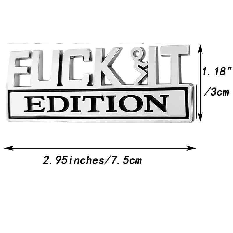 🚗💨 F*CK IT Edition-emble