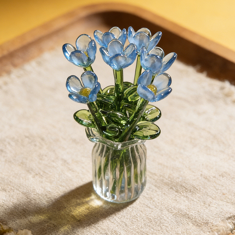 Glasblomma prydnadssa