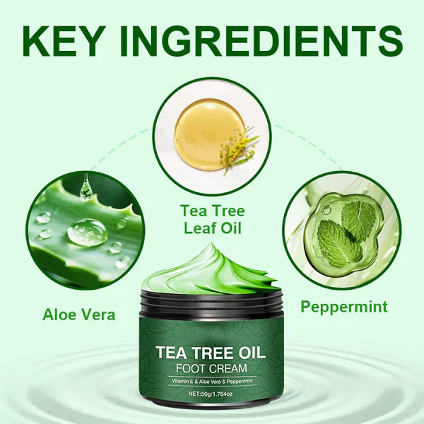 🥳REA 2026🥳💞Över 50 000 sålda!✨ 💝Lugnande fotkräm med aloe vera och tea tree