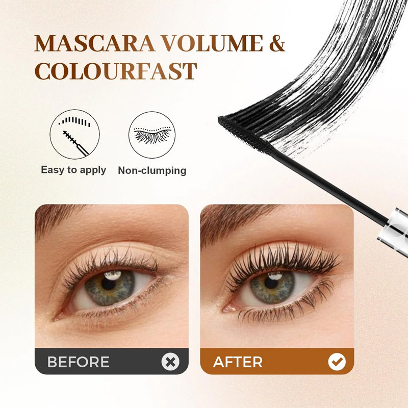 ⚡Köp 1 få 1 gratis⚡Ultra Volume & Curl Mascara – Långa, fylliga och perfekt böjda fransar