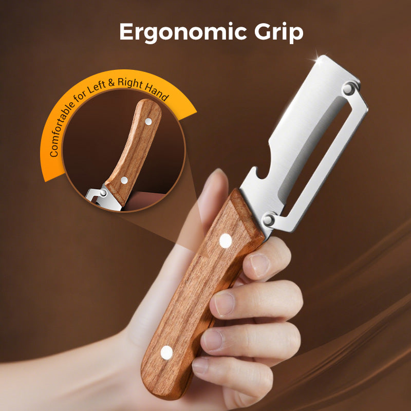 🥕 KÖP 2 FÅ 1 GRATIS! 🔥 Multifunktionell grönsaksskalare för köket – blad i rostfritt stål, ergonomiskt handtag och perfekt för frukt och grönsaker ✨