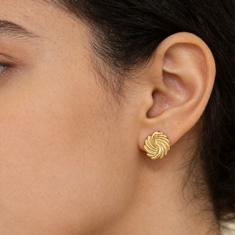 "Abstrakt kärlek" örhänge