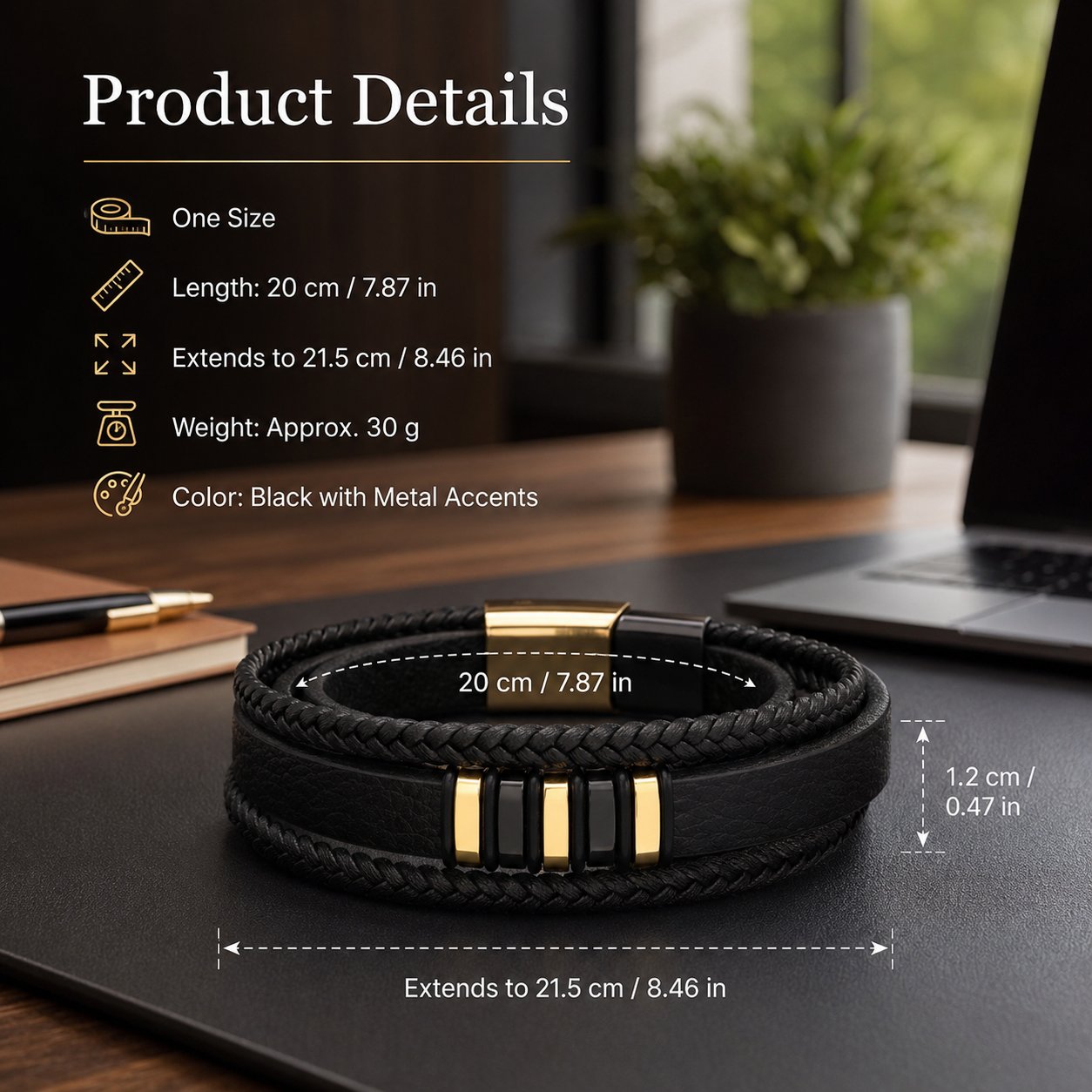 Till min son – ”Never Walk Alone”-set med flätade armban