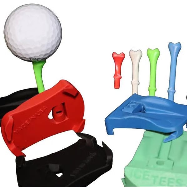 Turf Base V3 - Turf-tee för konstgräs --- Innehåller förskurna tees i olika storlekar (flerpack