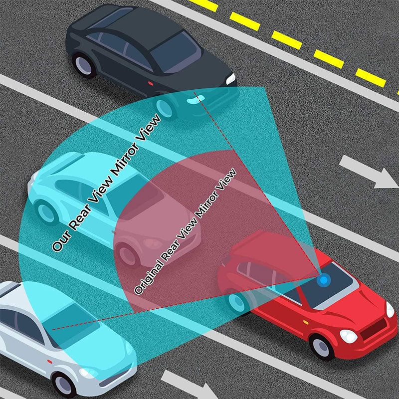 Backspegel Böjd spege