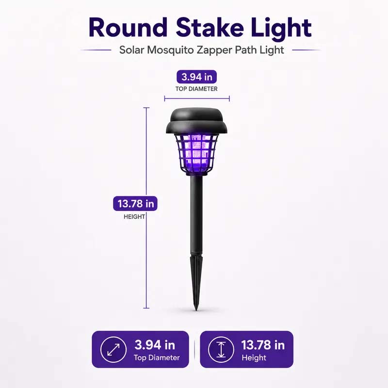 🏠Sommerens essensielle ting🦟Soldrevet UV-myggdreperlampe
