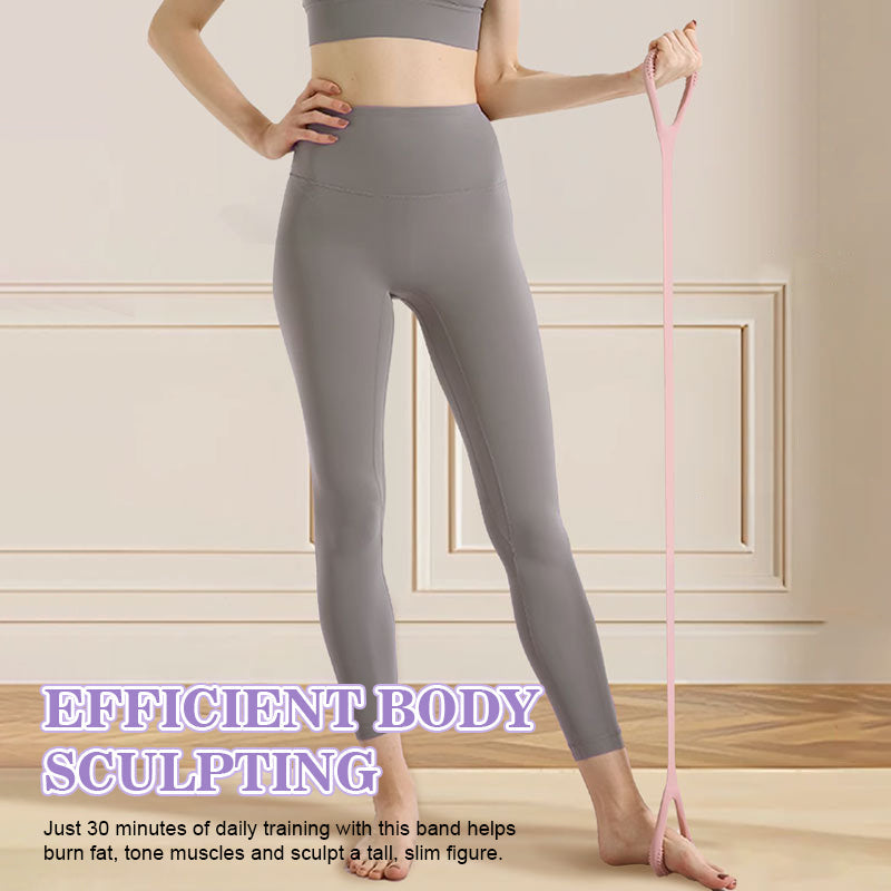 High-elasticity Silicone Figure-eight Resistance Band