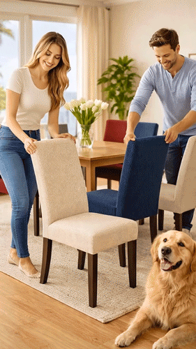 Stolsöverdrag – ge en gammal stol ett nytt och fräscht utseende direkt!