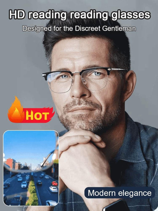 🎁 SISTA DAGEN - 49% RABATT ✨ Ultralätta anti-blått glasögon för ålderssynthe