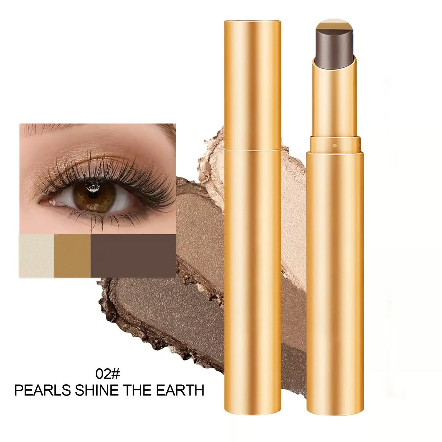 ✨3 Shade Cream Eyeshadow Stick | Smidig och lätt att blanda u