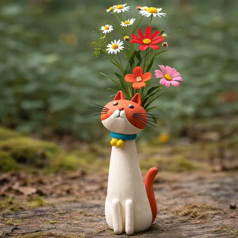 Vase med djurmotiv