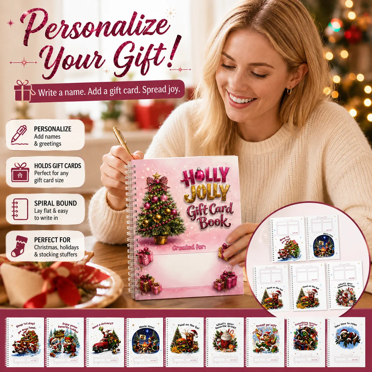 🎄 Album med julklappskort 🎁