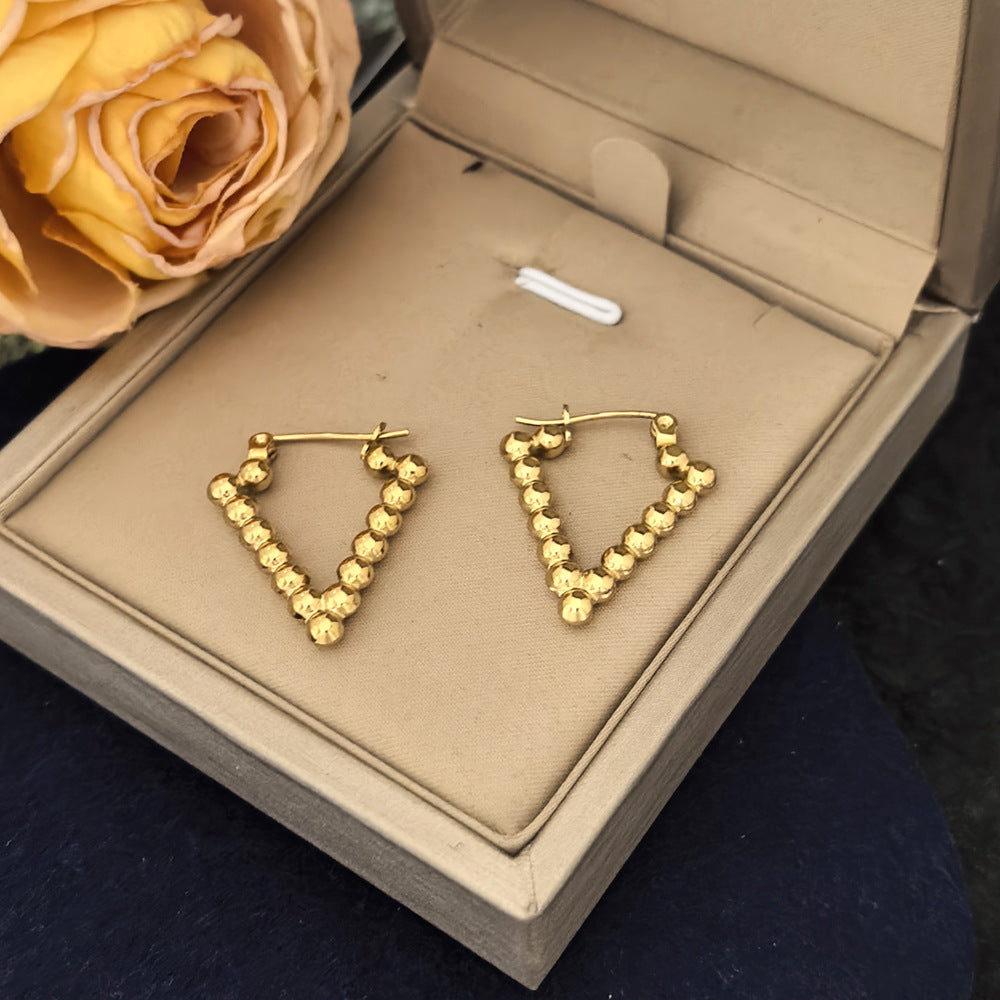 "Abstrakt kärlek" örhänge