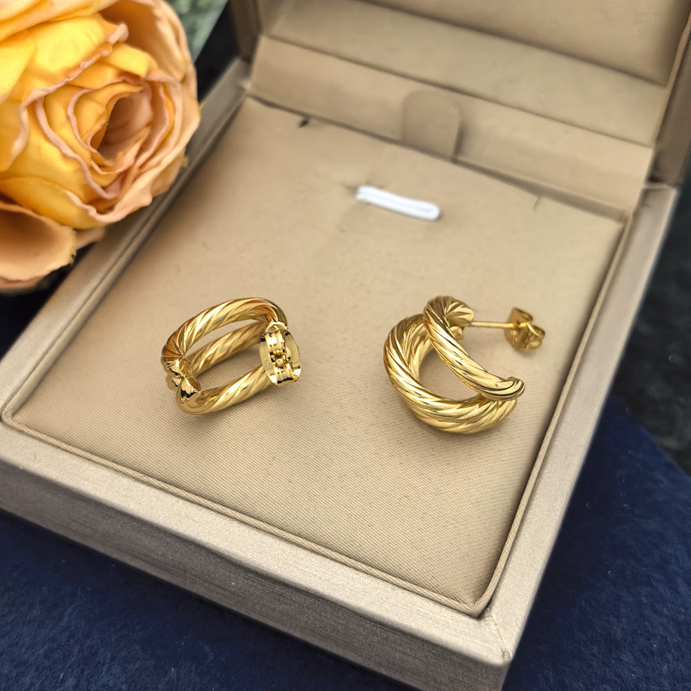 "Abstrakt kärlek" örhänge